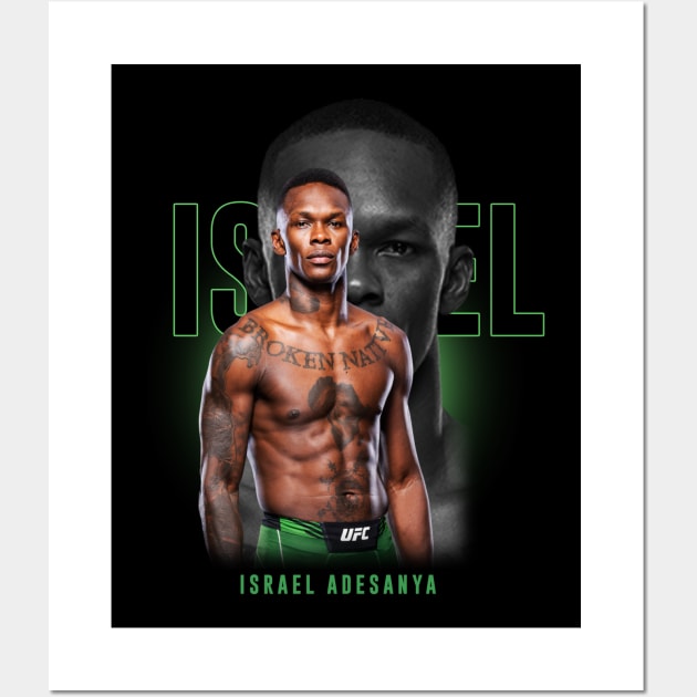 Israel Adesanya nigeria Wall Art by kalush club